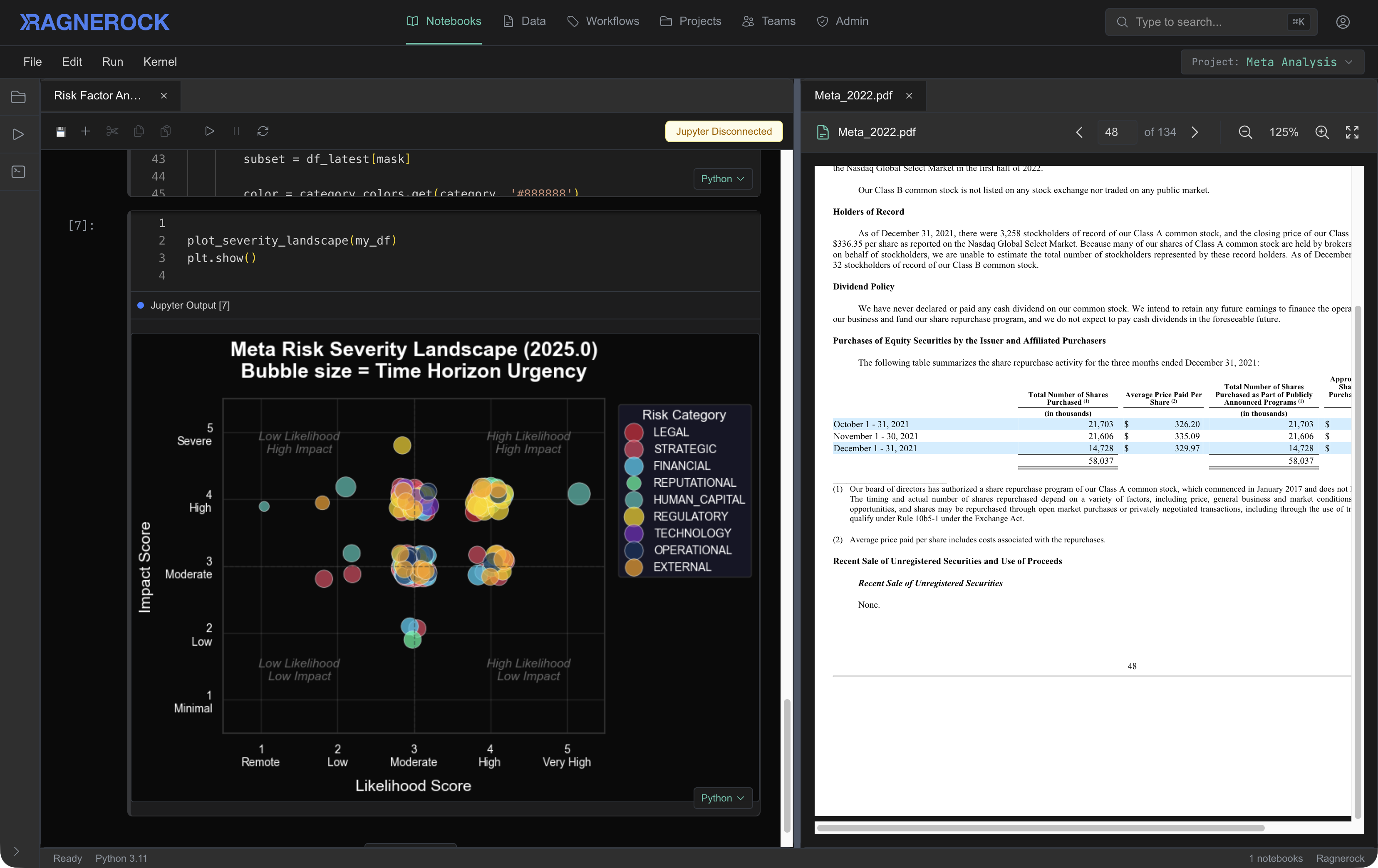 Ragnerock platform screenshot